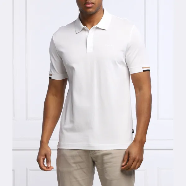 Polo parlay 147 стандартной посадки мерсеризованный Boss, белый
Polo parlay 147 стандартной посадки мерсеризованный Boss, белый