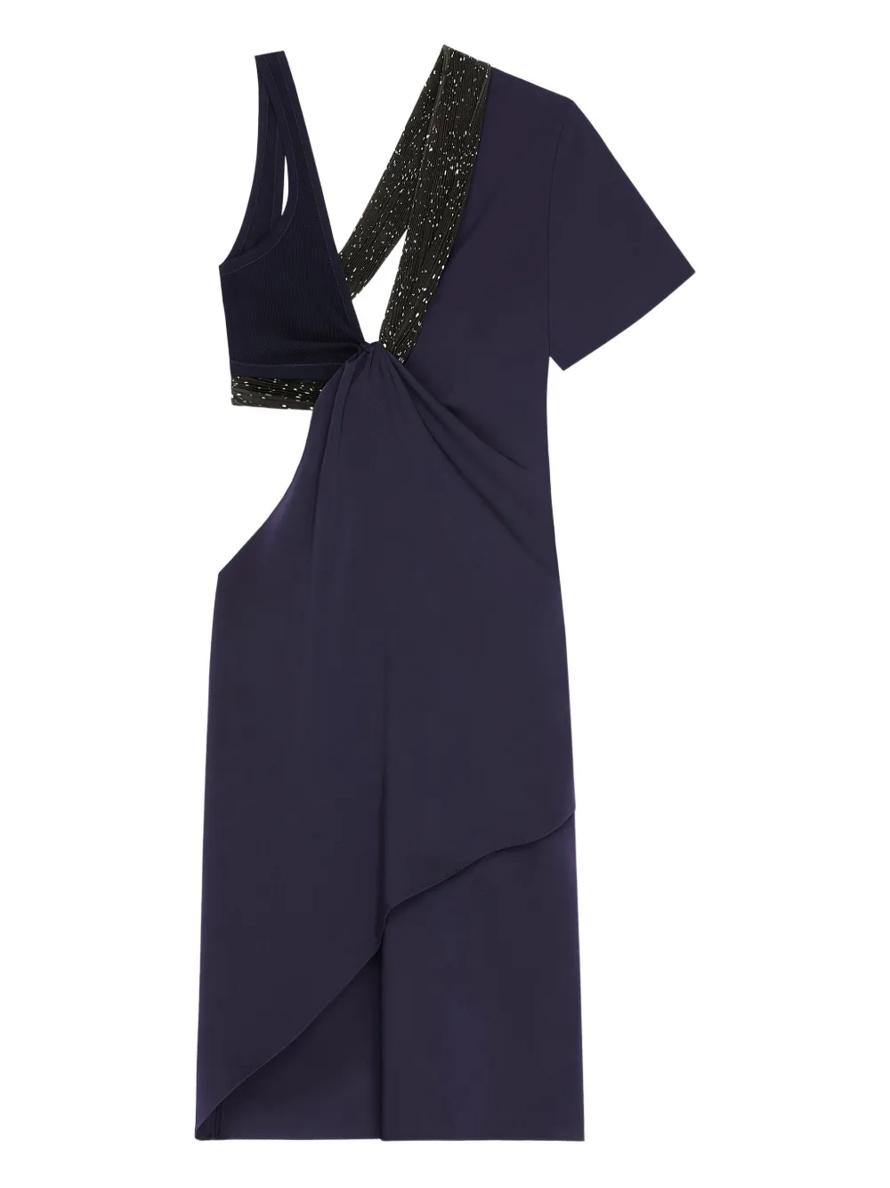 Асимметричное платье-твист Courrèges, синий
Асимметричное платье-твист Courrèges, синий