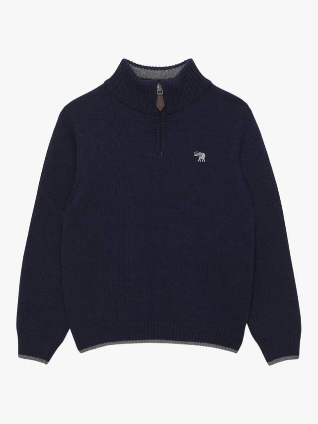 Детский полувер Calum из смесового кашемира Trotters, Navy
Детский полувер Calum из смесового кашемира Trotters, Navy