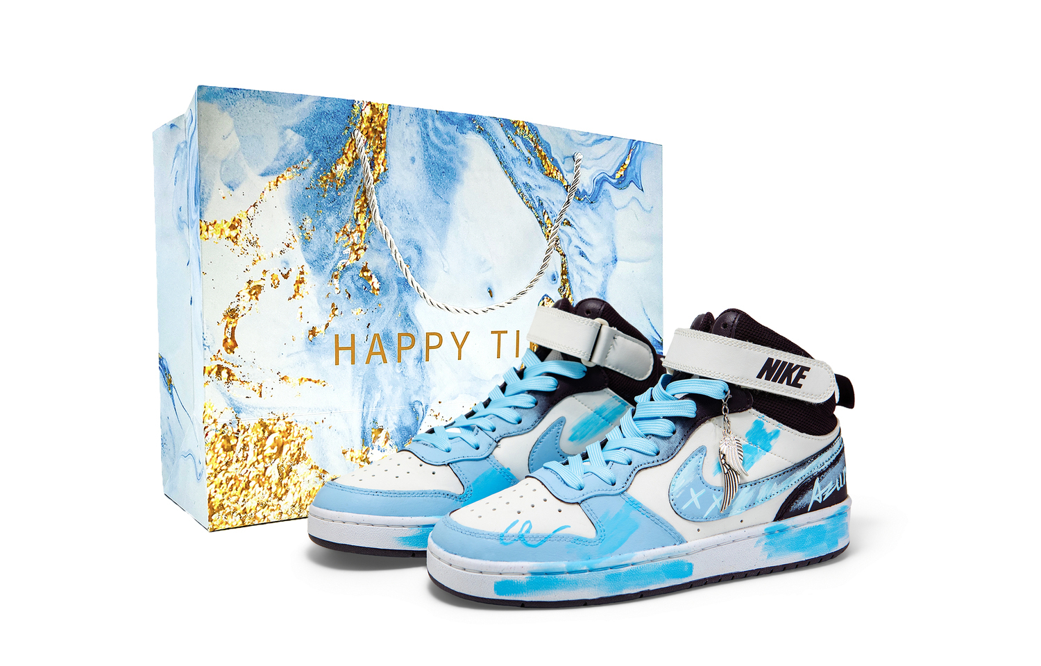 Nike Детские скейтбордистские кроссовки Court Borough 2 из кожи, нескользящие, износостойкие, дышащие, средней высоты, синего цвета
Nike Детские скейтбордистские кроссовки Court Borough 2 из кожи, нескользящие, износостойкие, дышащие, средней высоты, синего цвета