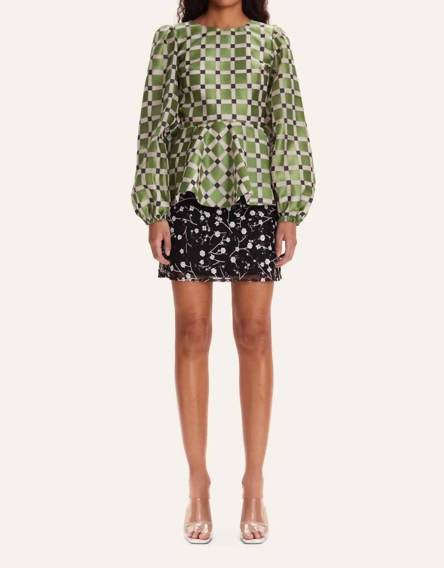 Топ Gara в сиреневую клетку STINE GOYA
Топ Gara в сиреневую клетку STINE GOYA