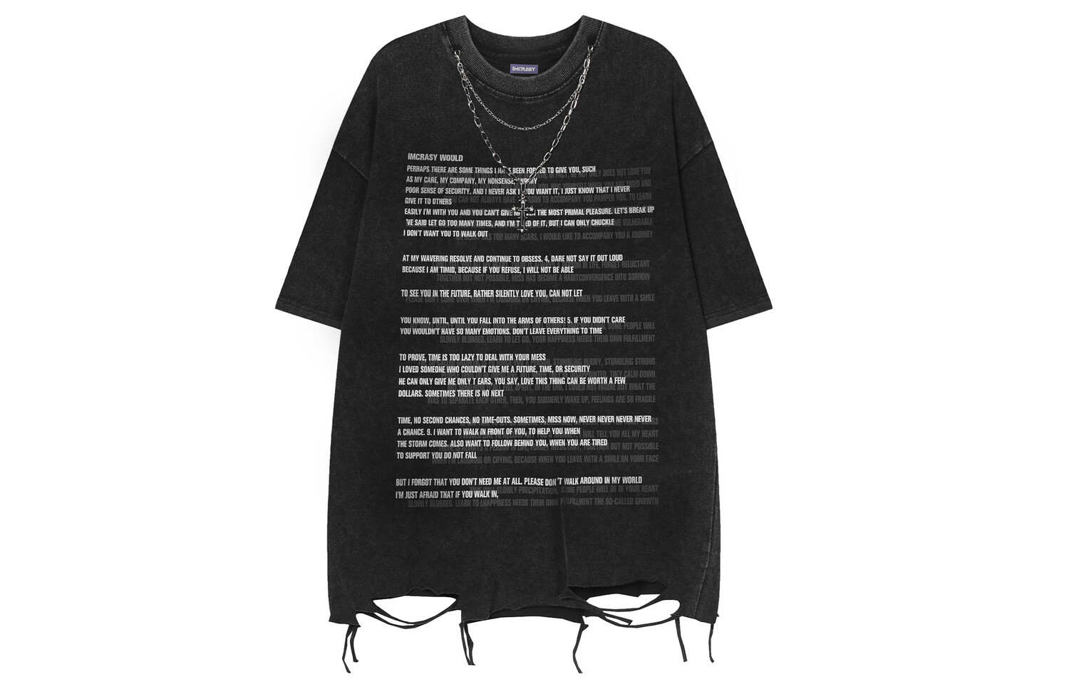 Футболка унисекс Imcrasy, белый
Футболка унисекс Imcrasy, белый