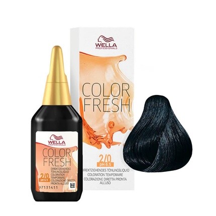 Тинт Color Fresh Gloss 2/0 Черный 75мл, Wella
Тинт Color Fresh Gloss 2/0 Черный 75мл, Wella