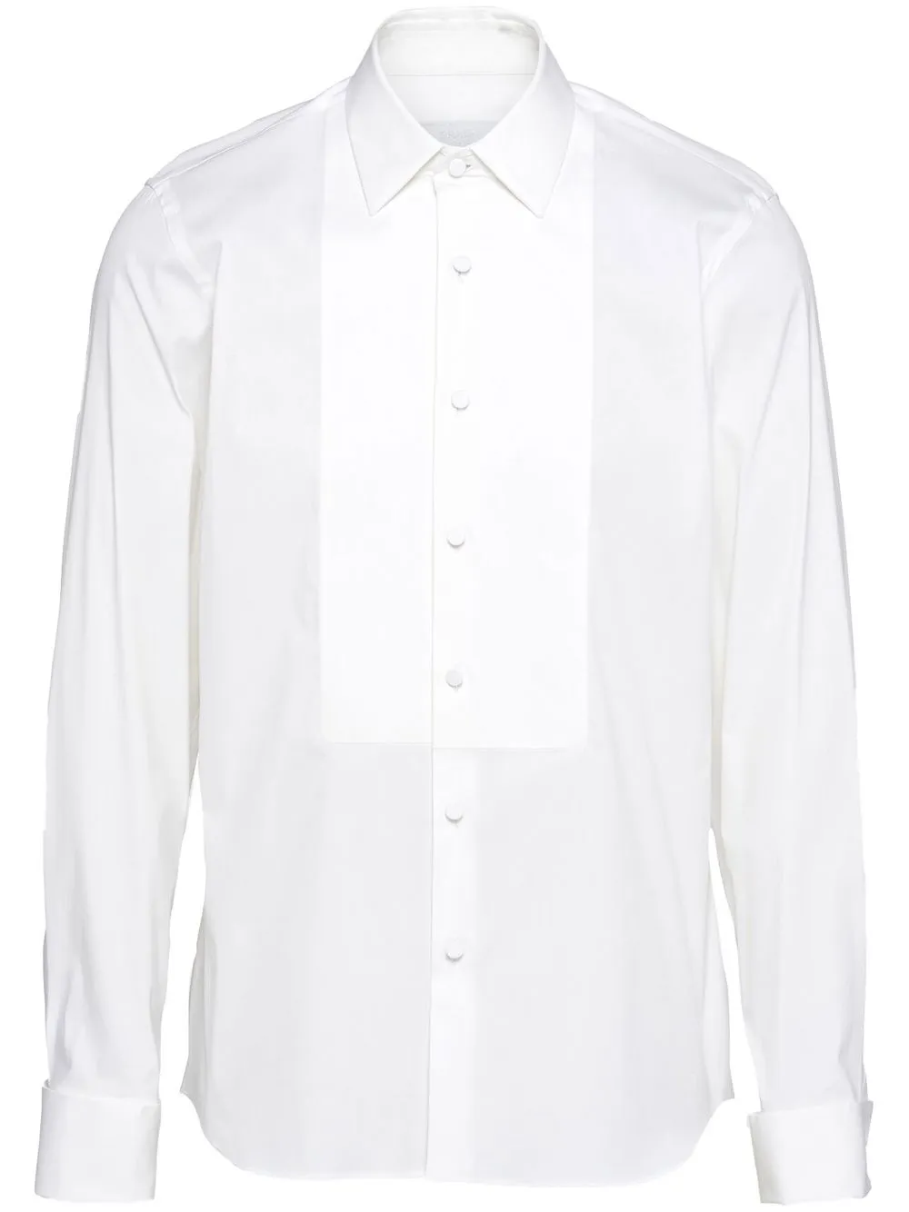 Поплиновая рубашка с длинными рукавами Prada, белый
Поплиновая рубашка с длинными рукавами Prada, белый