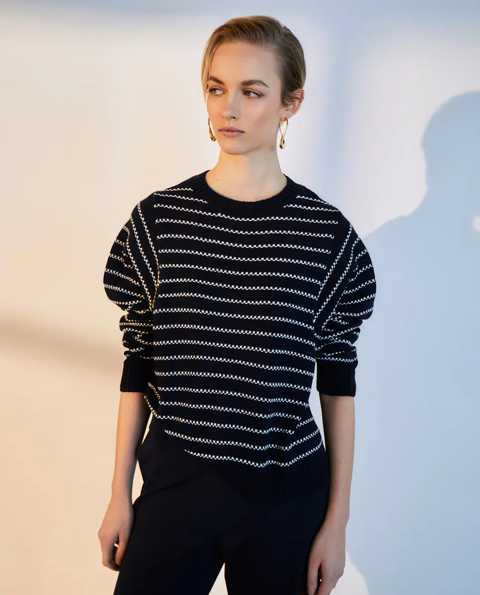 Женский свободный свитер с круглым вырезом Woman El Corte Inglés, синий
Женский свободный свитер с круглым вырезом Woman El Corte Inglés, синий