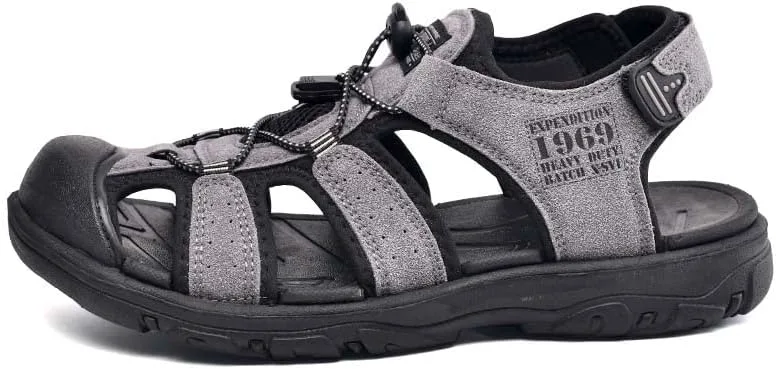 Мужские летние спортивные сандалии Eliogn с закрытым носком, сандалии-рыбаки для активного отдыха, походов, пляжа и водных видов спорта, серый
Мужские летние спортивные сандалии Eliogn с закрытым носком, сандалии-рыбаки для активного отдыха, походов, пляжа и водных видов спорта, серый