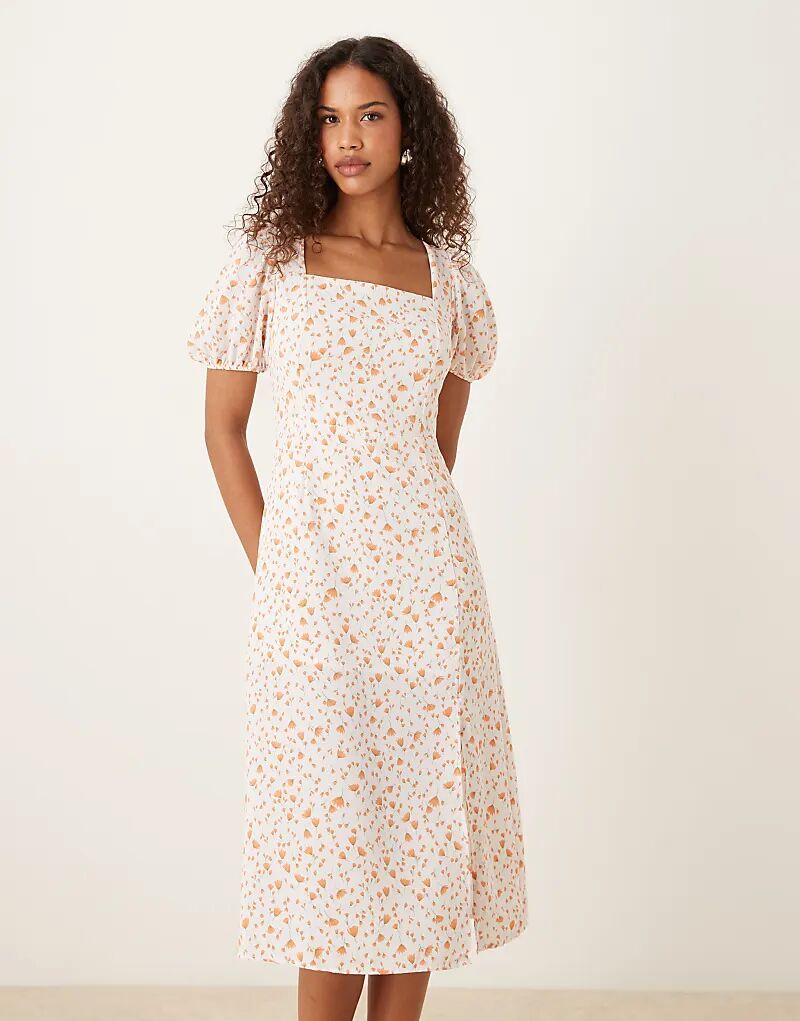 Гламурное платье миди с квадратным вырезом в цвете кораллового тюльпана
Гламурное платье миди с квадратным вырезом в цвете кораллового тюльпана