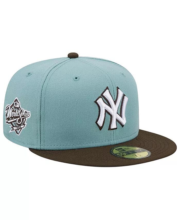 Мужская светло-голубая и коричневая приталенная шляпа New York Yankees World Series 1999 Beach Kiss 59FIFTY New Era
Мужская светло-голубая и коричневая приталенная шляпа New York Yankees World Series 1999 Beach Kiss 59FIFTY New Era