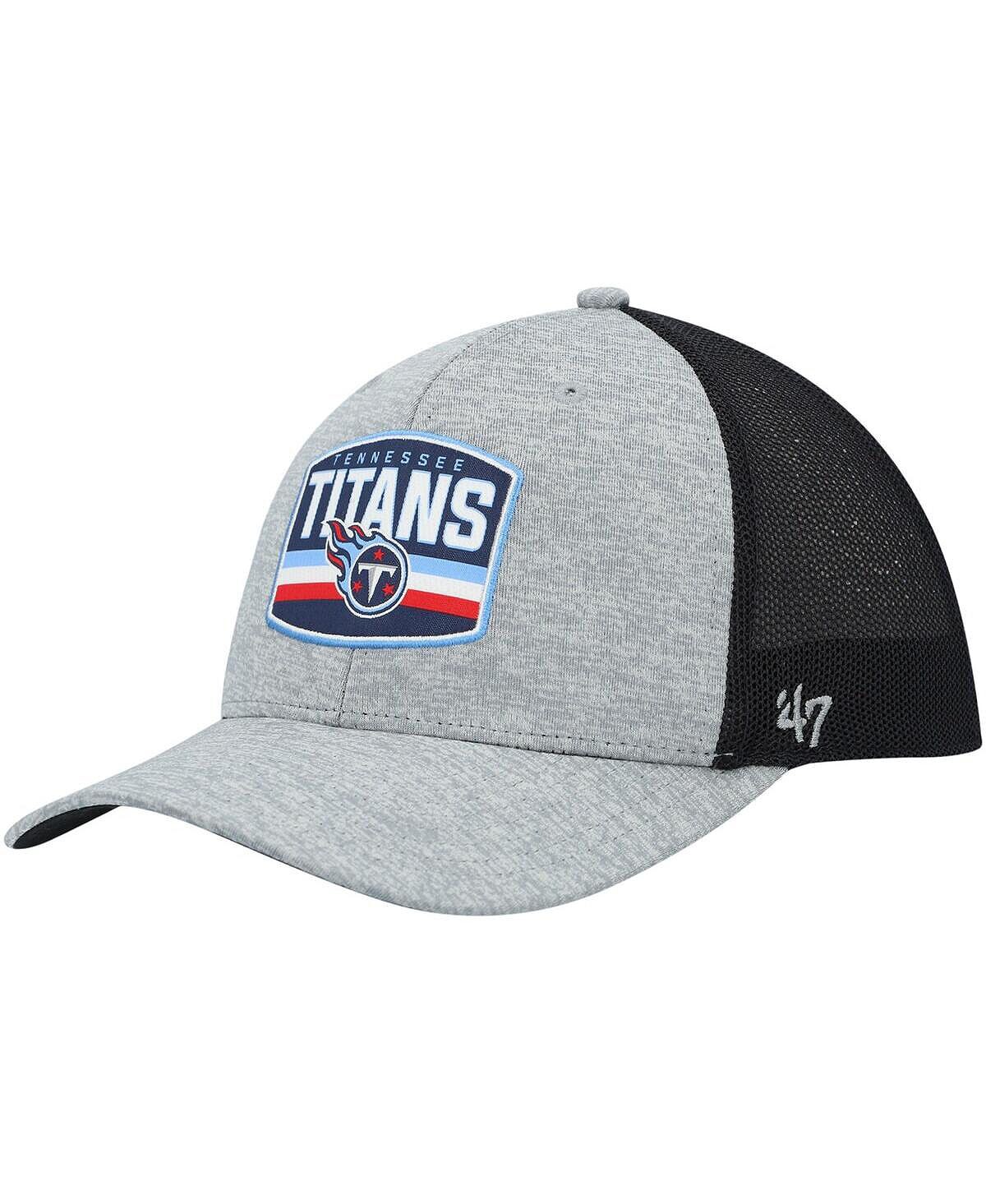 Мужская гибкая шляпа мотиватора Tennessee Titans серо-темно-синего оттенка '47 Brand
Мужская гибкая шляпа мотиватора Tennessee Titans серо-темно-синего оттенка '47 Brand