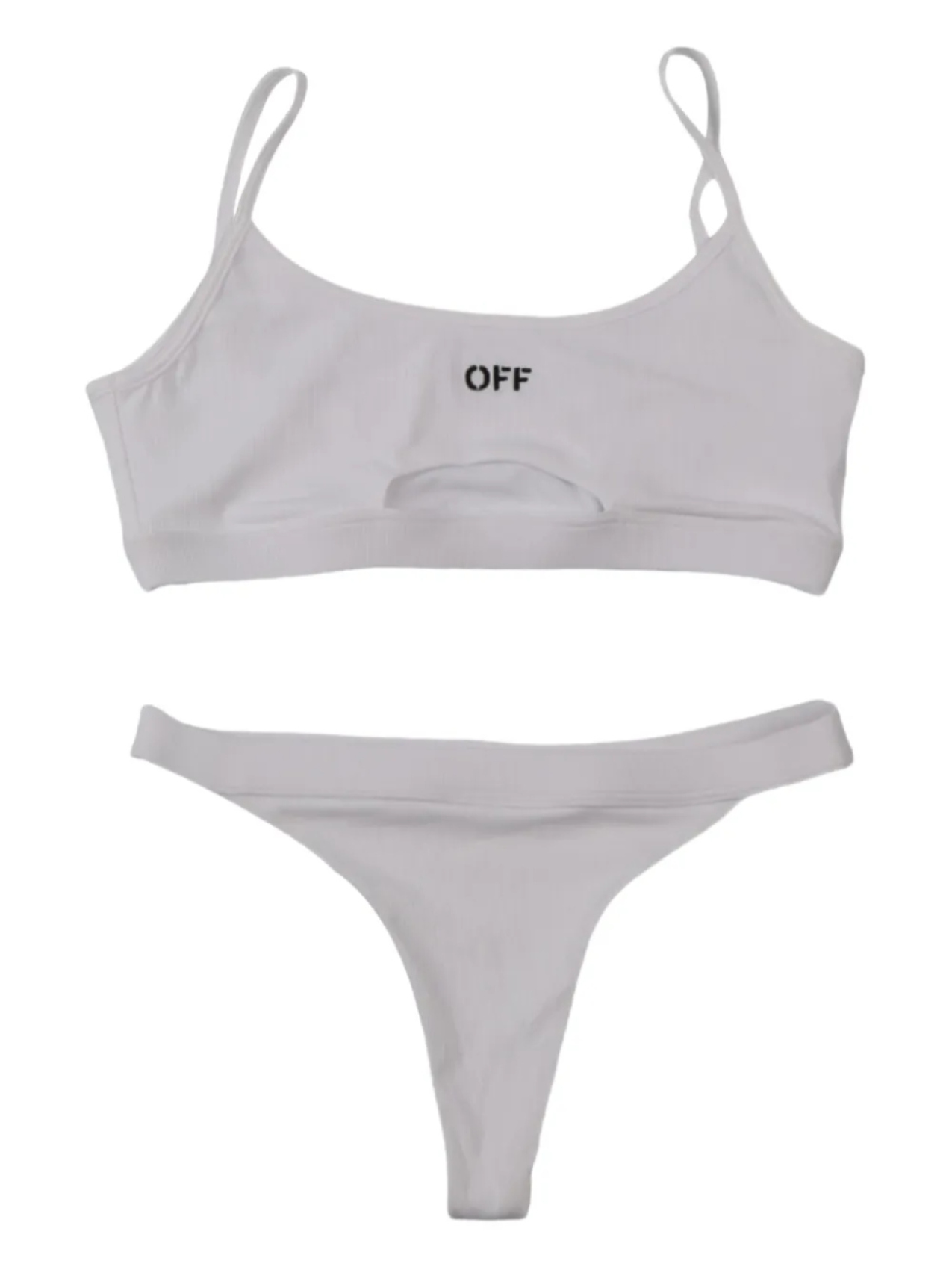 Бикини с логотипом Off-White, белый
Бикини с логотипом Off-White, белый