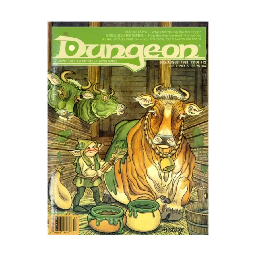 Журнал #12 "4 AD&D & 1 D&D Adventure", Dungeon Magazine #01 - #50
Журнал #12 "4 AD&D & 1 D&D Adventure", Dungeon Magazine #01 - #50