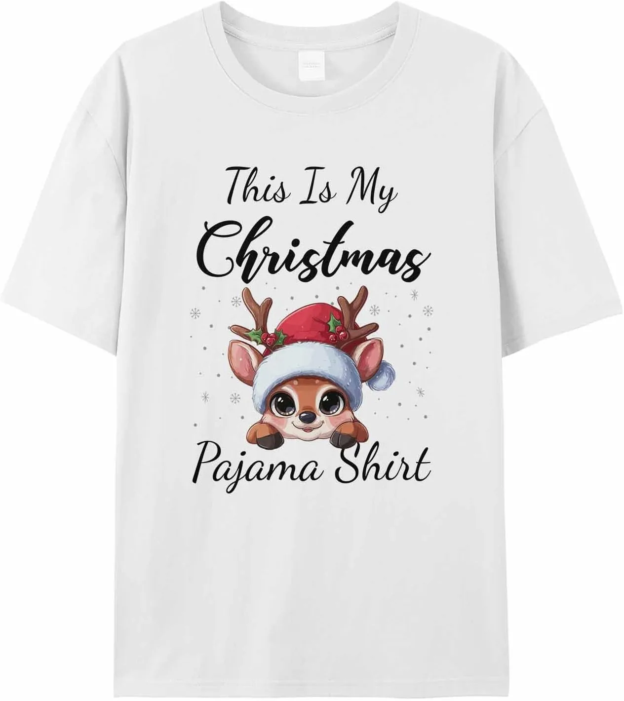 Мужская футболка с рождественским лосем и снежинками jdudh
Мужская футболка с рождественским лосем и снежинками jdudh