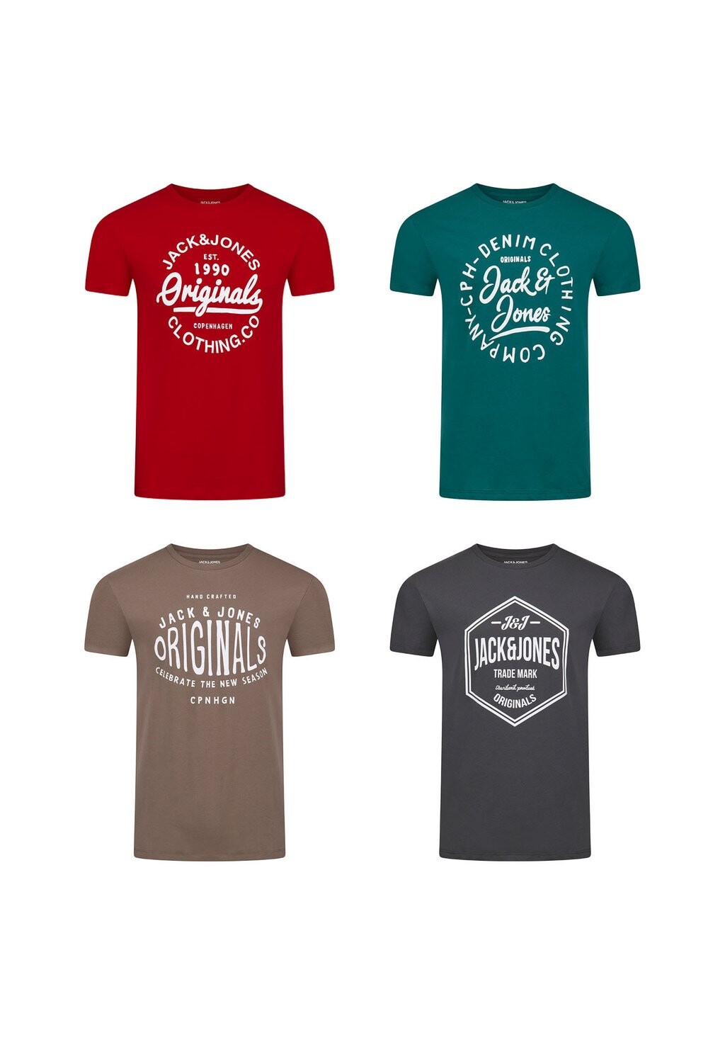 ФУТБОЛКА С ПРИНТОМ 4 Pack Jack & Jones, JJLINO Футболка с принтом упаковка
ФУТБОЛКА С ПРИНТОМ 4 Pack Jack & Jones, JJLINO Футболка с принтом упаковка