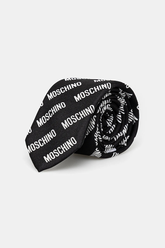 Шелковый галстук Moschino, черный
Шелковый галстук Moschino, черный