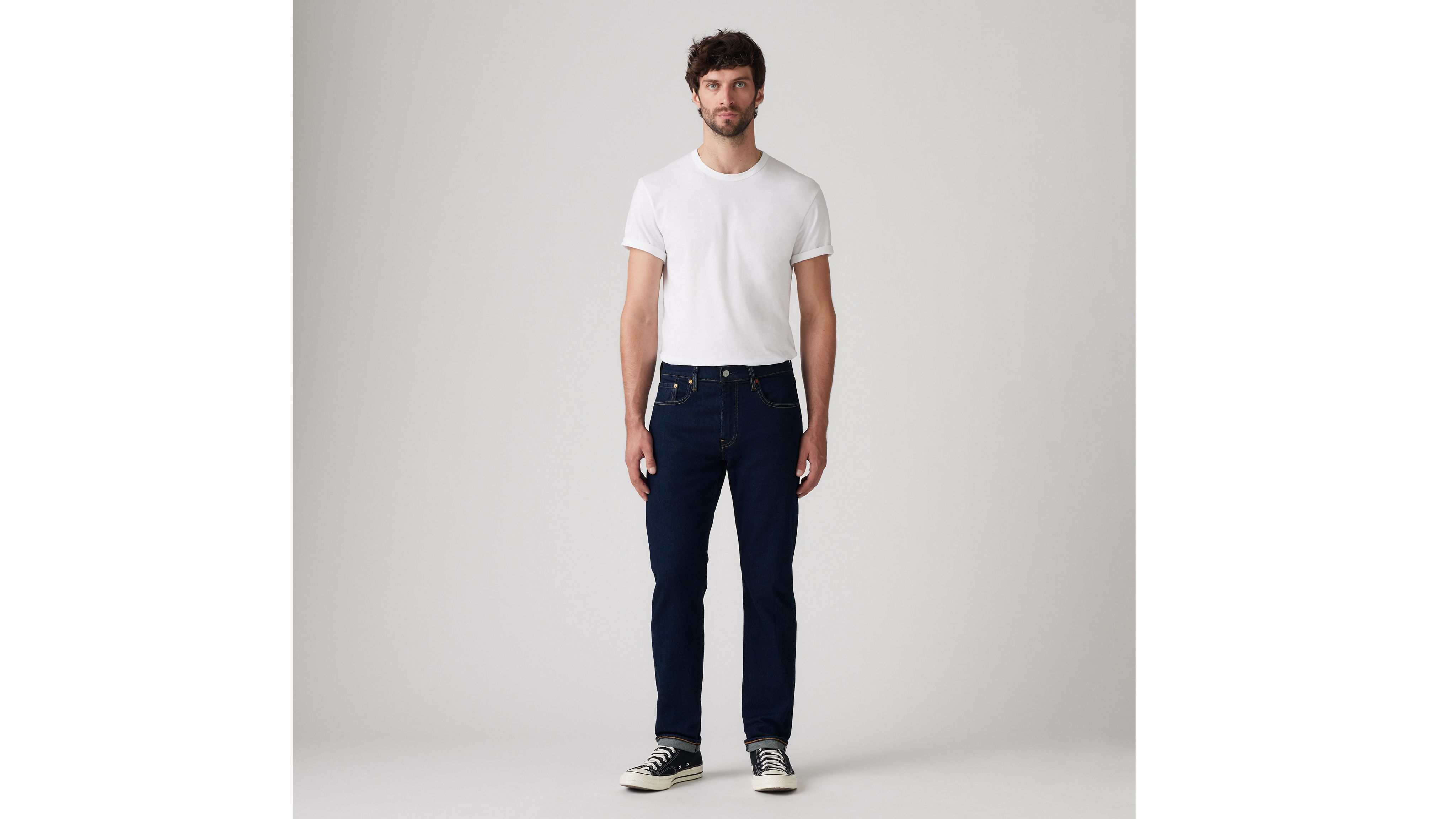 502 Taper Fit Selvedge мужские джинсы Levi's, цвет Rinse Indigo - Dark Wash - Stretch
502 Taper Fit Selvedge мужские джинсы Levi's, цвет Rinse Indigo - Dark Wash - Stretch