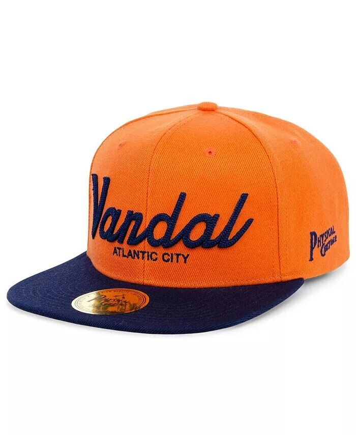 Мужская оранжевая регулируемая шляпа Vandal Athletic Club Fives Snapback Physical Culture
Мужская оранжевая регулируемая шляпа Vandal Athletic Club Fives Snapback Physical Culture
