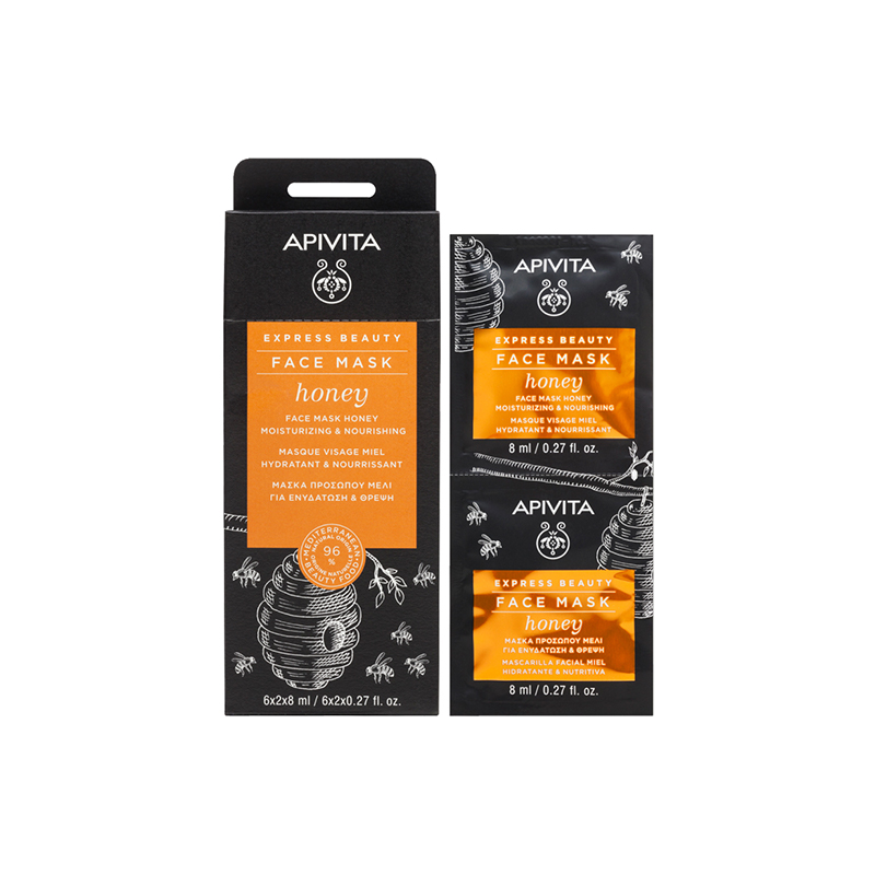 Унисекс маска для лица Apivita, 【Nourishment】Honey 8ml*12
Унисекс маска для лица Apivita, 【Nourishment】Honey 8ml*12