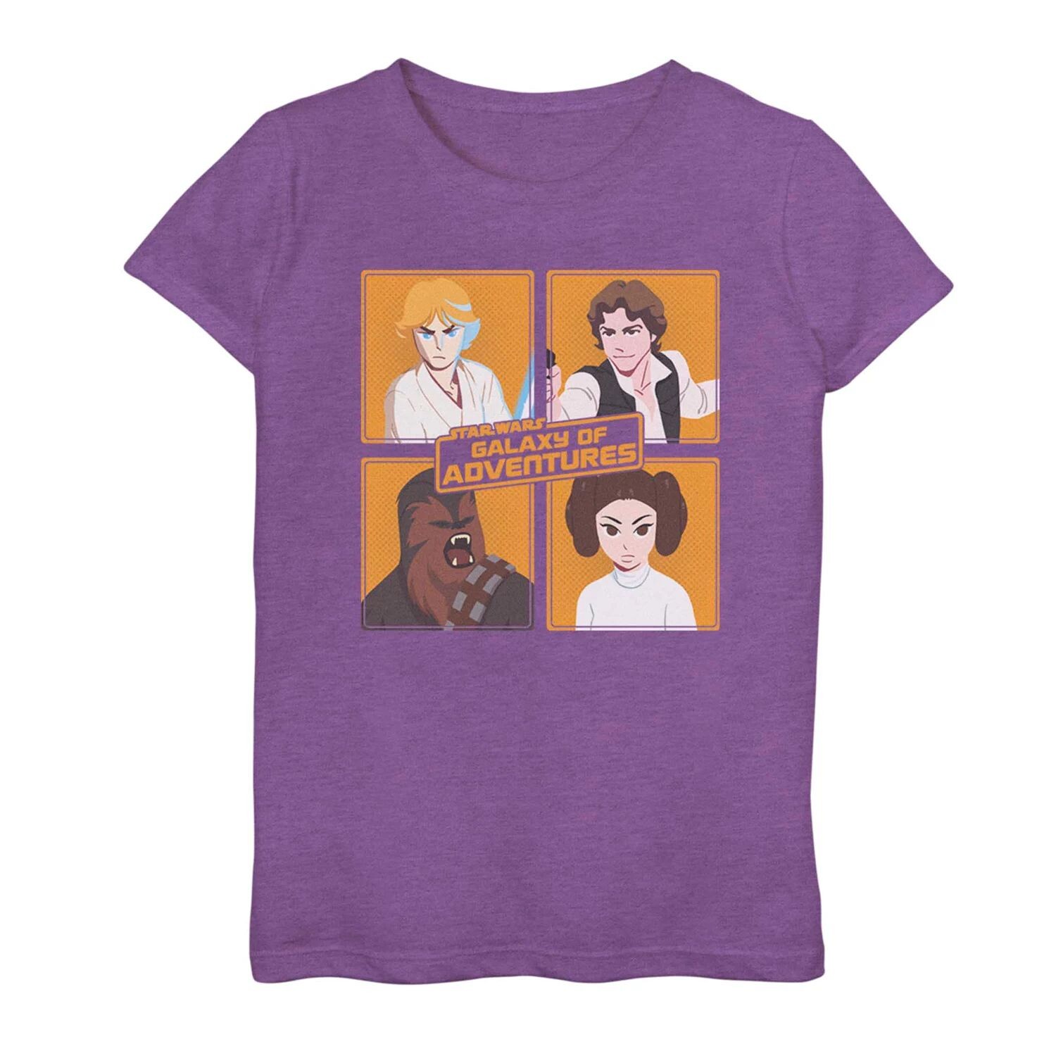Футболка с рисунком героев «Звездных войн: Галактика приключений» для девочек 7–16 лет Star Wars
Футболка с рисунком героев «Звездных войн: Галактика приключений» для девочек 7–16 лет Star Wars
