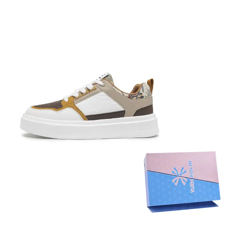 YUZHAOLIN Износостойкие мужские скейтерские кеды низкие бело-коричневые, цвет White Brown
YUZHAOLIN Износостойкие мужские скейтерские кеды низкие бело-коричневые, цвет White Brown