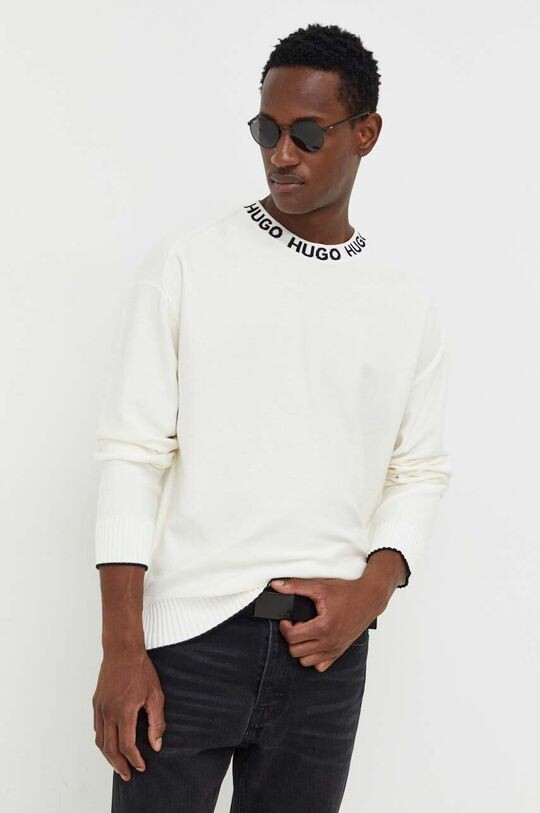 Хлопковый свитер HUGO Hugo, бежевый
Хлопковый свитер HUGO Hugo, бежевый