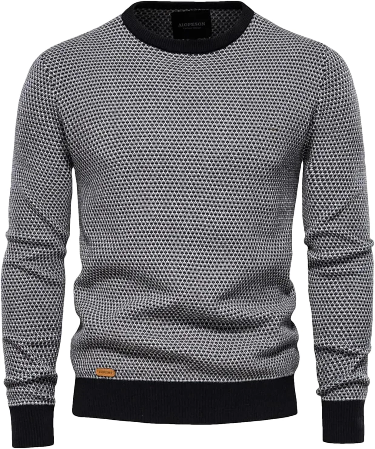 Мужской зимний хлопковый свитер с вставками
Мужской зимний хлопковый свитер с вставками