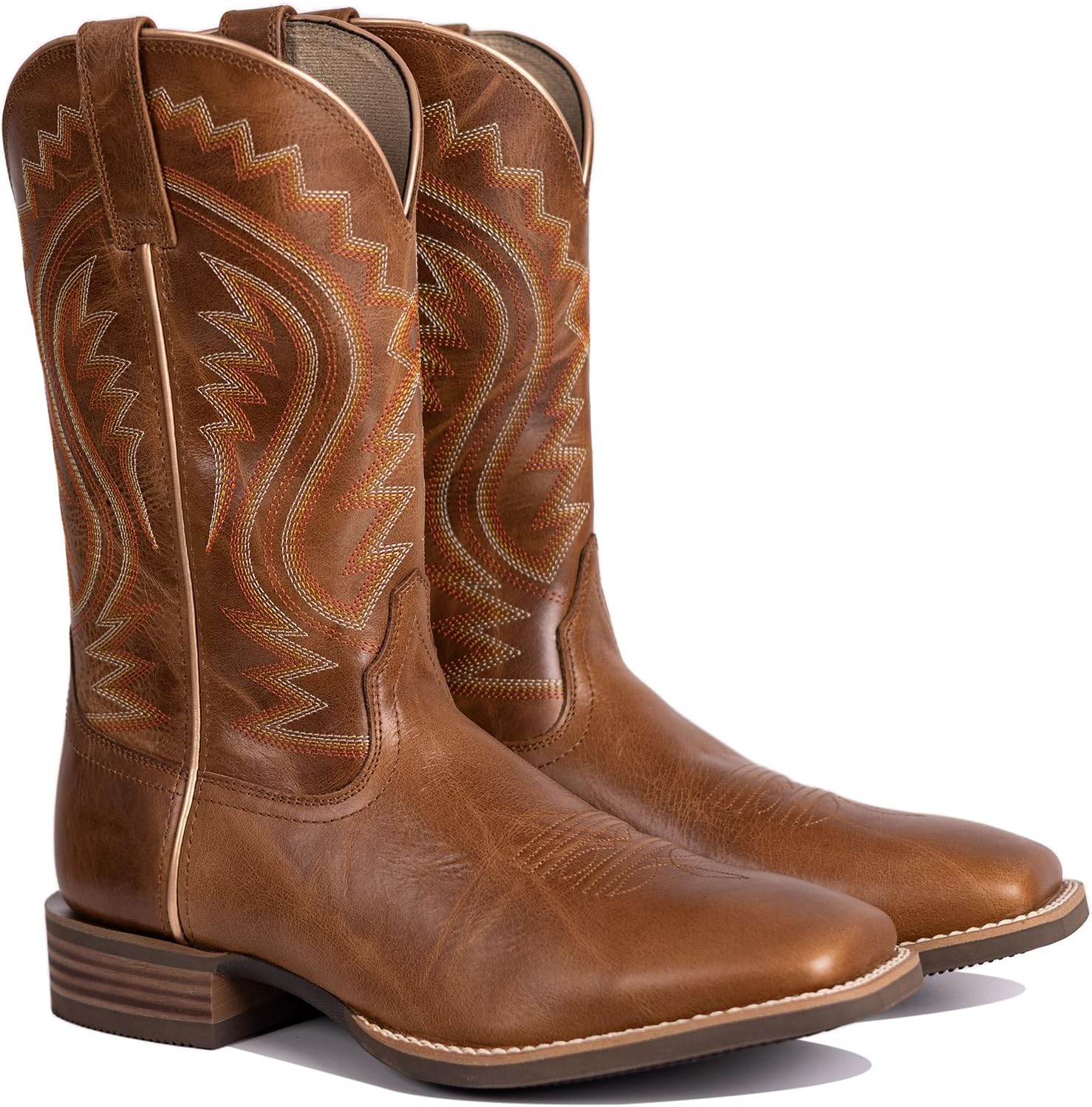 Мужские ковбойские ботинки Palitutu из цельной кожи, вестерн-стиль, ретро, с широким квадратным носком, прочные, классические с вышивкой, без шнурков, с противоскользящей подошвой, коричневый
Мужские ковбойские ботинки Palitutu из цельной кожи, вестерн-стиль, ретро, с широким квадратным носком, прочные, классические с вышивкой, без шнурков, с противоскользящей подошвой, коричневый