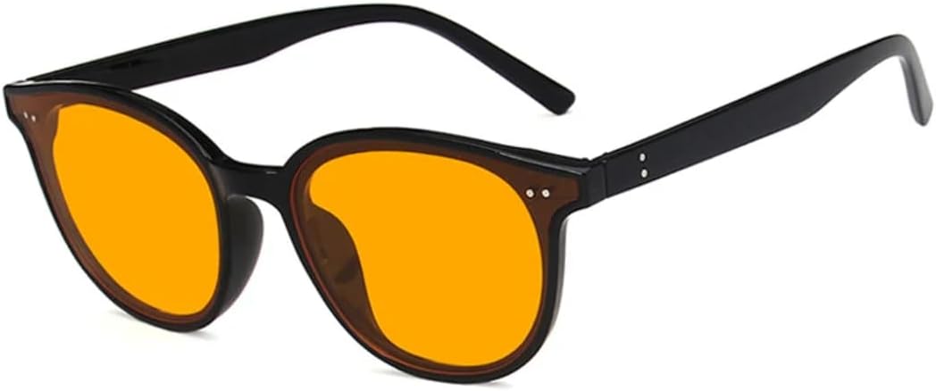 Винтажные мужские солнцезащитные очки с овальными заклепками, роскошные женские очки, модные очки для активного отдыха и вождения, мужские очки с защитой от УФ-излучения UV400 VVTWSSW, Black Yellow
Винтажные мужские солнцезащитные очки с овальными заклепками, роскошные женские очки, модные очки для активного отдыха и вождения, мужские очки с защитой от УФ-излучения UV400 VVTWSSW, Black Yellow