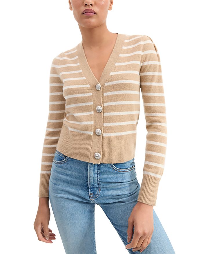 Кашемировый кардиган Solene Veronica Beard, коричневый/бежевый
Кашемировый кардиган Solene Veronica Beard, коричневый/бежевый