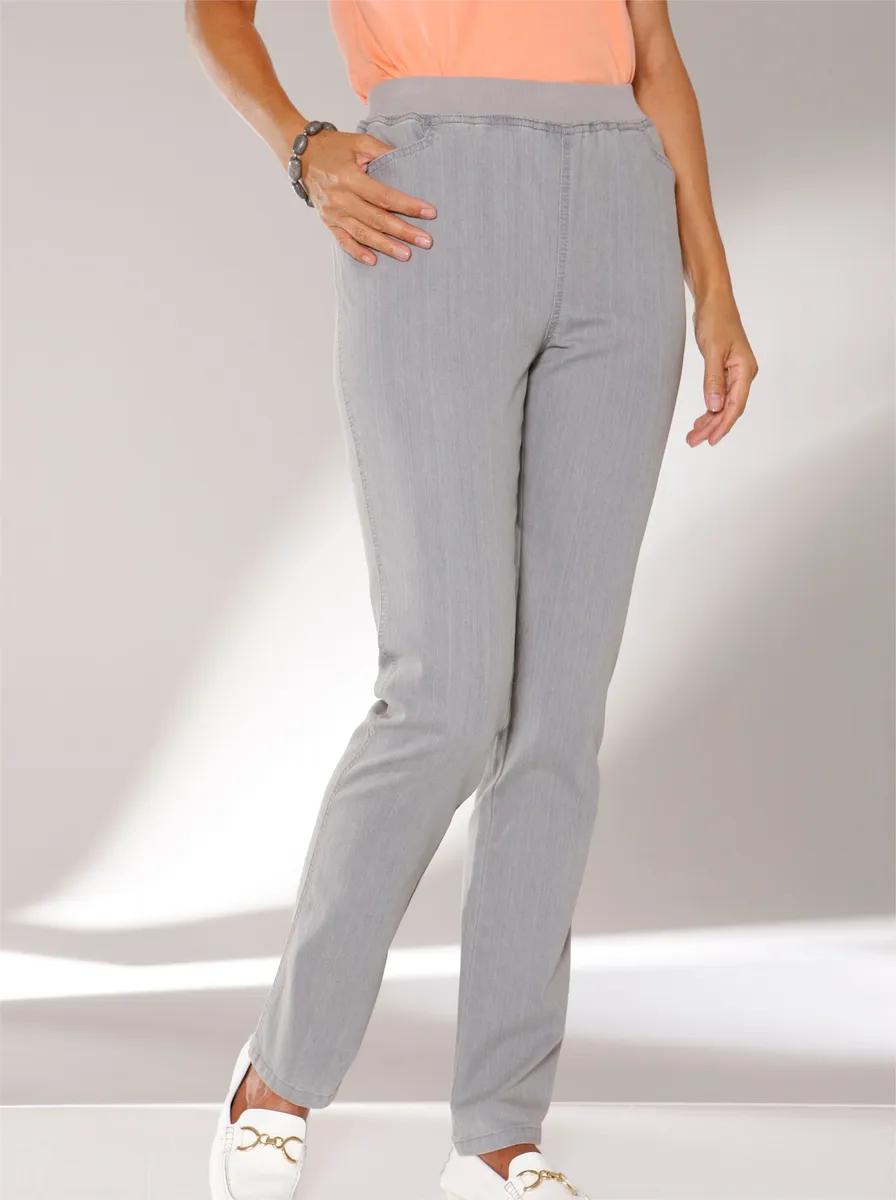 Джинсы стрейч Classic Basics (1 шт.), серый
Джинсы стрейч Classic Basics (1 шт.), серый