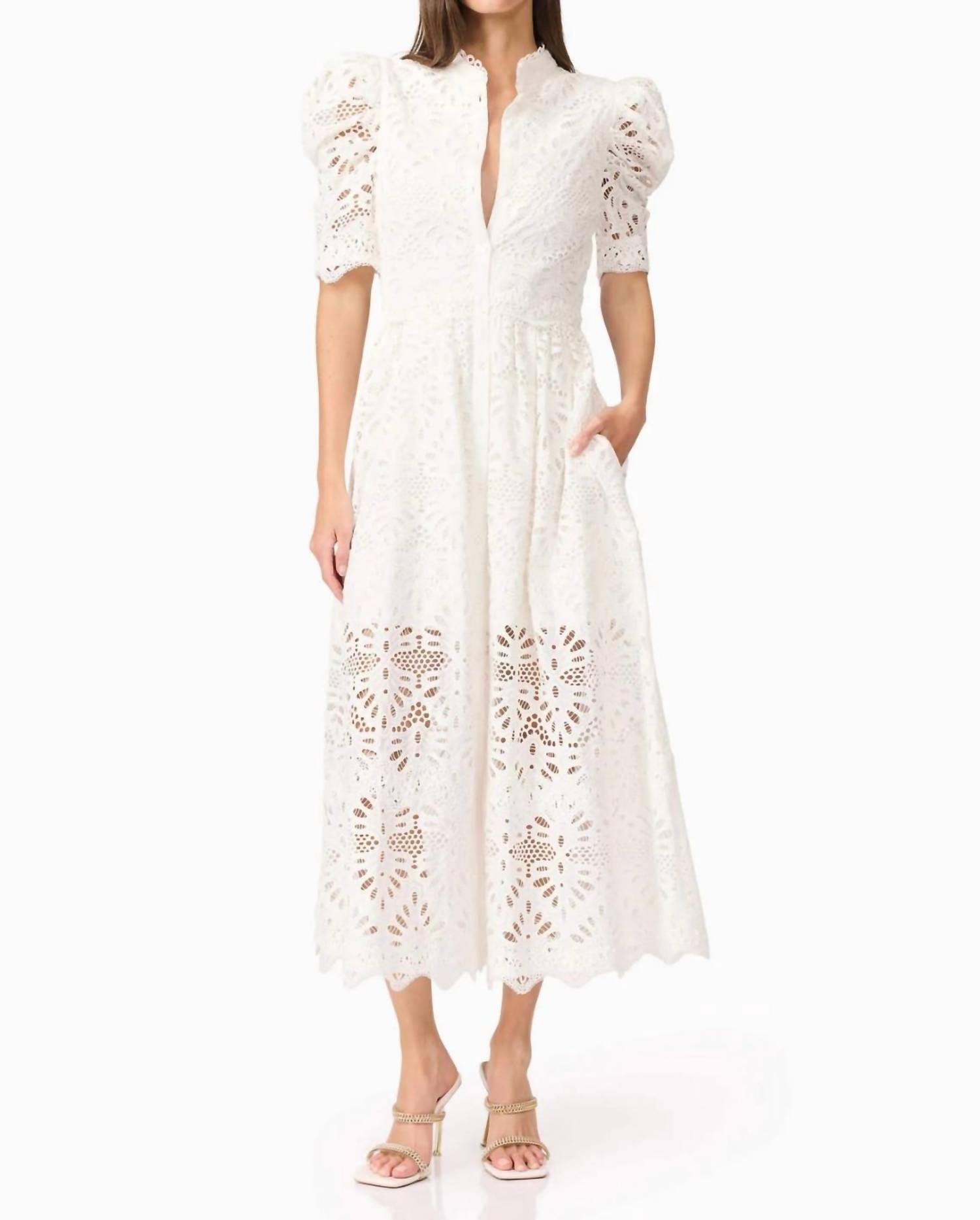 Сарафан миди Carli цвета слоновой кости ELLIATT
Сарафан миди Carli цвета слоновой кости ELLIATT