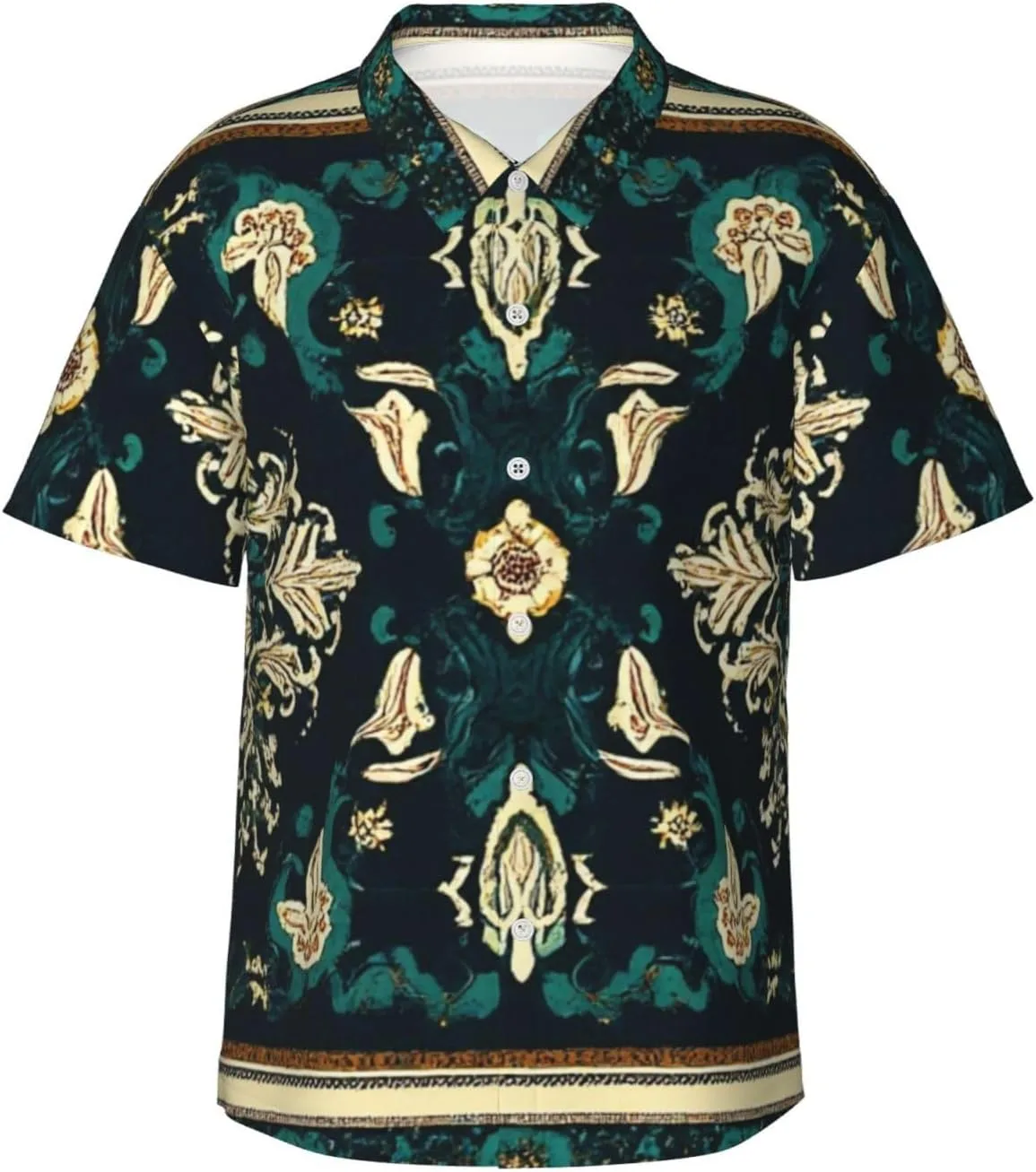 Мужская гавайская рубашка с коротким рукавом WOEZKEX
Мужская гавайская рубашка с коротким рукавом WOEZKEX