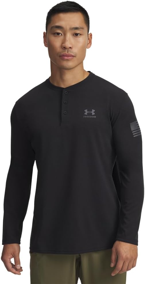 Under Armour mens Cold Gear Infrared Freedom Henley, (001) Black/Castlerock, Черный, Under Armour mens Cold Gear Infrared Freedom Henley, (001) Black/Castlerock
Under Armour mens Cold Gear Infrared Freedom Henley, (001) Black/Castlerock, Черный, Under Armour mens Cold Gear Infrared Freedom Henley, (001) Black/Castlerock