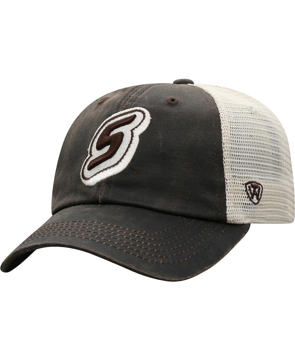 Мужская коричневая кепка Trucker Snapback Southeastern Louisiana Lions Scat Mesh Top of the World
Мужская коричневая кепка Trucker Snapback Southeastern Louisiana Lions Scat Mesh Top of the World