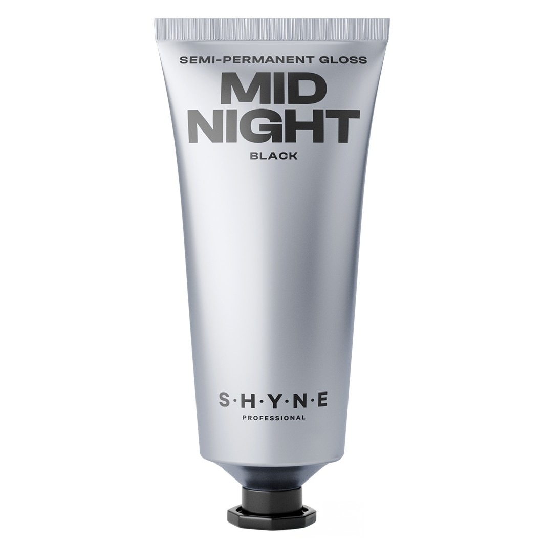 Краска для волос midnight black gloss Shyne, объем 100 мл
Краска для волос midnight black gloss Shyne, объем 100 мл