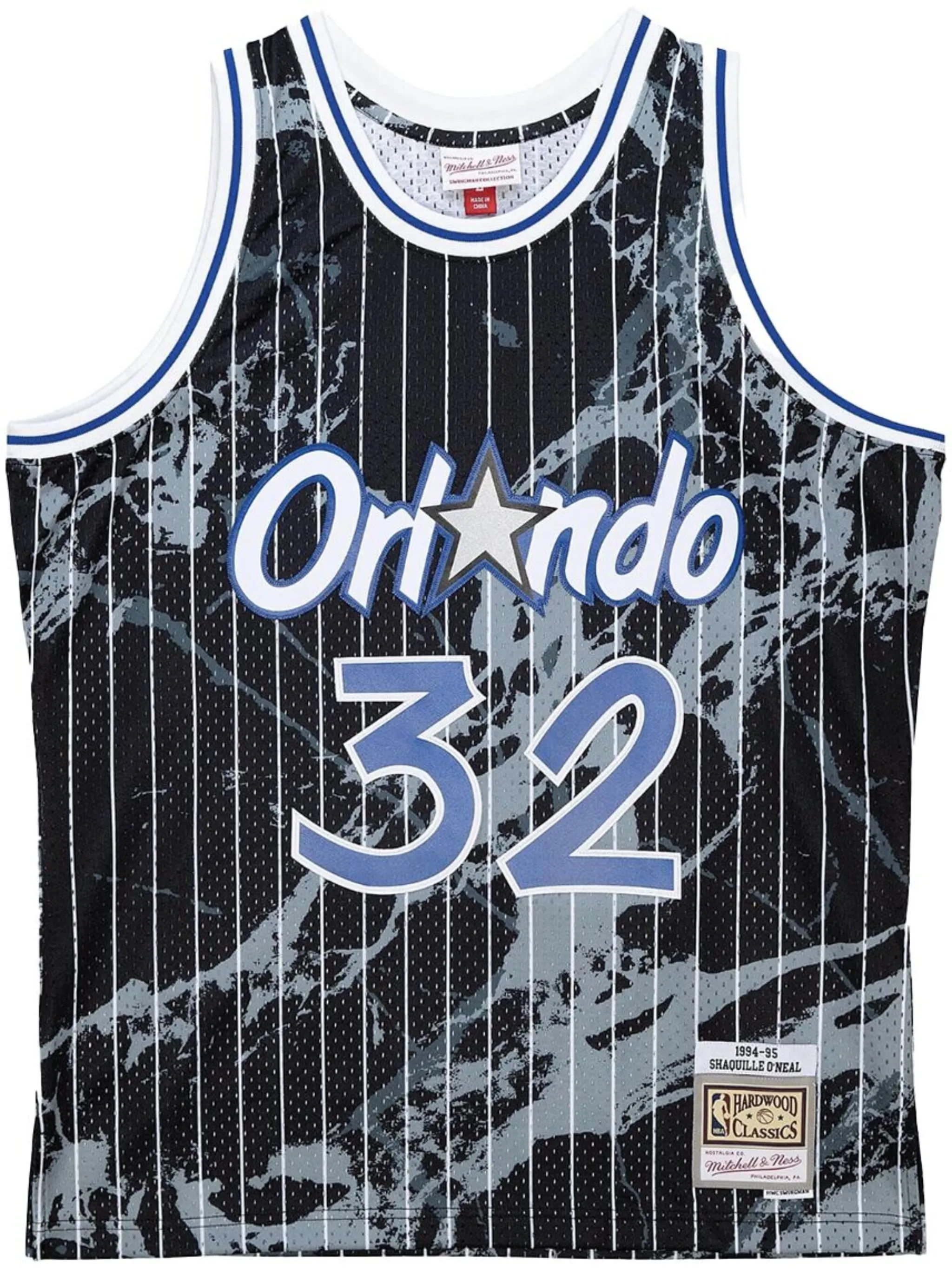 Топ NBA Orlando Magics 1994 Shaquille ONeal Marble Swingman Mitchell & Ness, черный
Топ NBA Orlando Magics 1994 Shaquille ONeal Marble Swingman Mitchell & Ness, черный