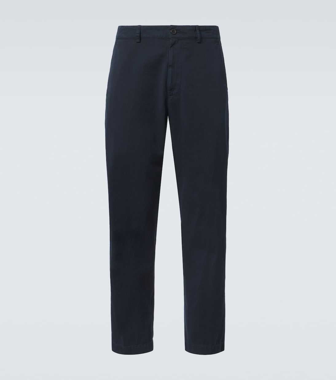 Хлопковые чиносы Dries Van Noten, темно-синий
Хлопковые чиносы Dries Van Noten, темно-синий