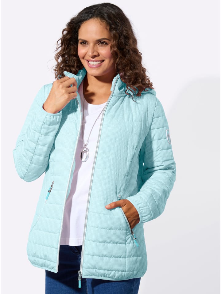 Стеганая куртка с мятно-белым принтом WITT WEIDEN
Стеганая куртка с мятно-белым принтом WITT WEIDEN