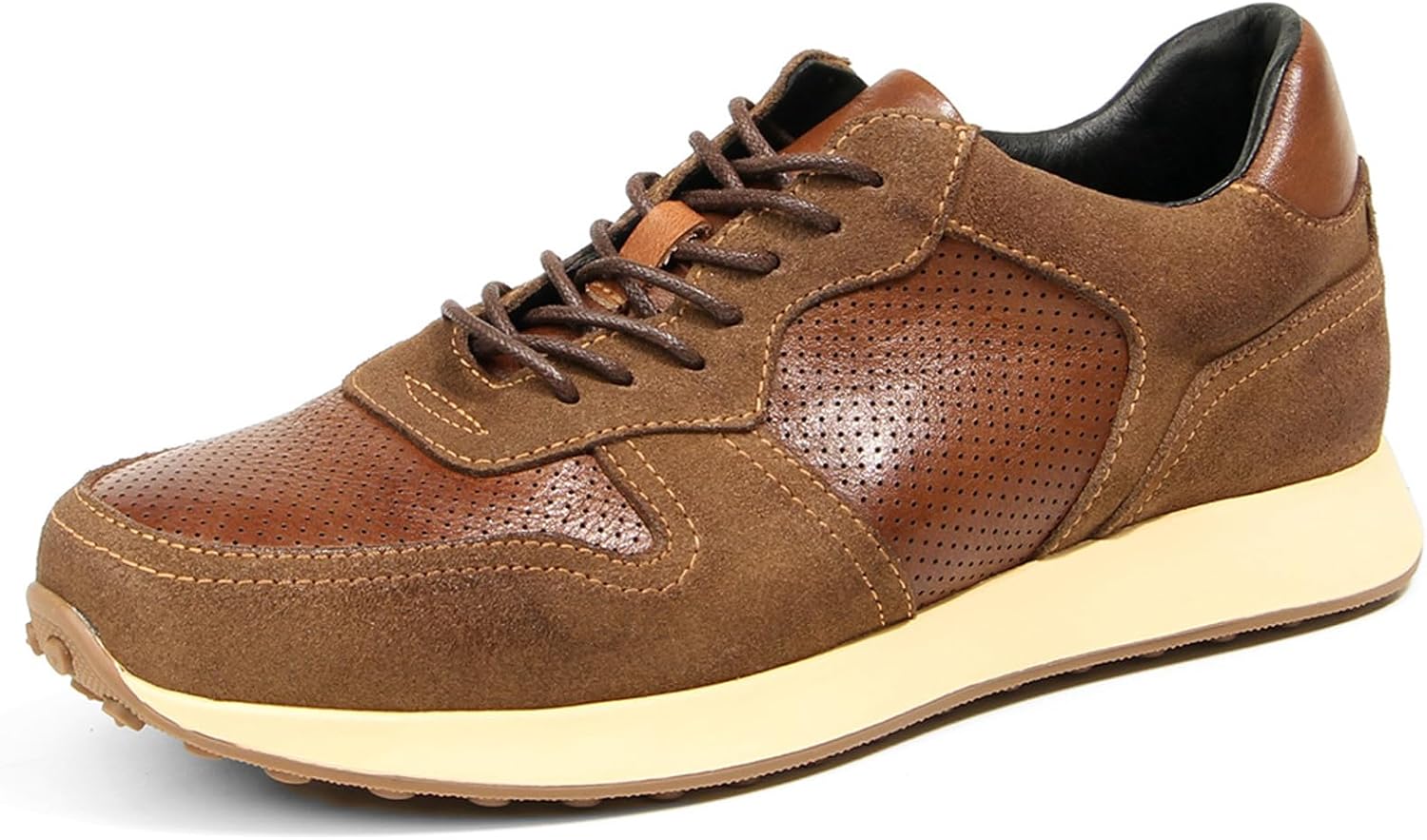 Кроссовки WinDhana для мужчин - кроссовки из натуральной кожи с носком-мокасин, Модные кроссовки для мужчин, спортивная обувь, дышащие, с амортизацией, для бега и зала 210-2, коричневый
Кроссовки WinDhana для мужчин - кроссовки из натуральной кожи с носком-мокасин, Модные кроссовки для мужчин, спортивная обувь, дышащие, с амортизацией, для бега и зала 210-2, коричневый