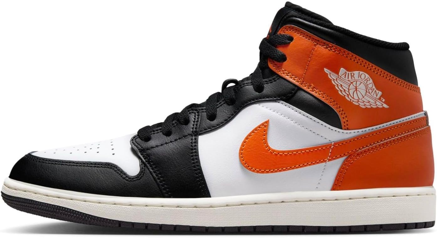 Кроссовки для мужчин NIKE Air Jordan 1 Mid 'Black Toe', белый/черный
Кроссовки для мужчин NIKE Air Jordan 1 Mid 'Black Toe', белый/черный
