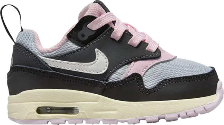 Кроссовки Air Max 1 TD 'Anthracite Pink Foam', серый 
Кроссовки Air Max 1 TD 'Anthracite Pink Foam', серый