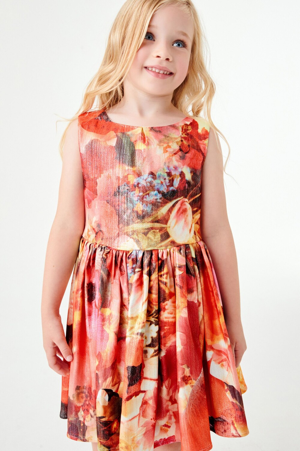 Платье металлик с цветочным принтом Next, красный
Платье металлик с цветочным принтом Next, красный