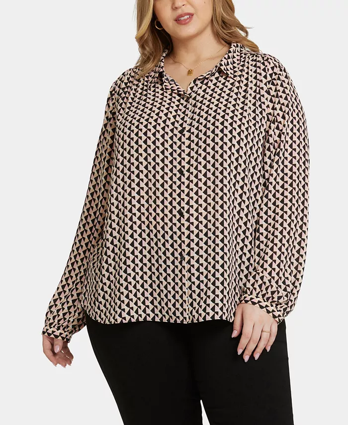 Современная блузка больших размеров с заостренным воротником NYDJ, мультиколор
Современная блузка больших размеров с заостренным воротником NYDJ, мультиколор