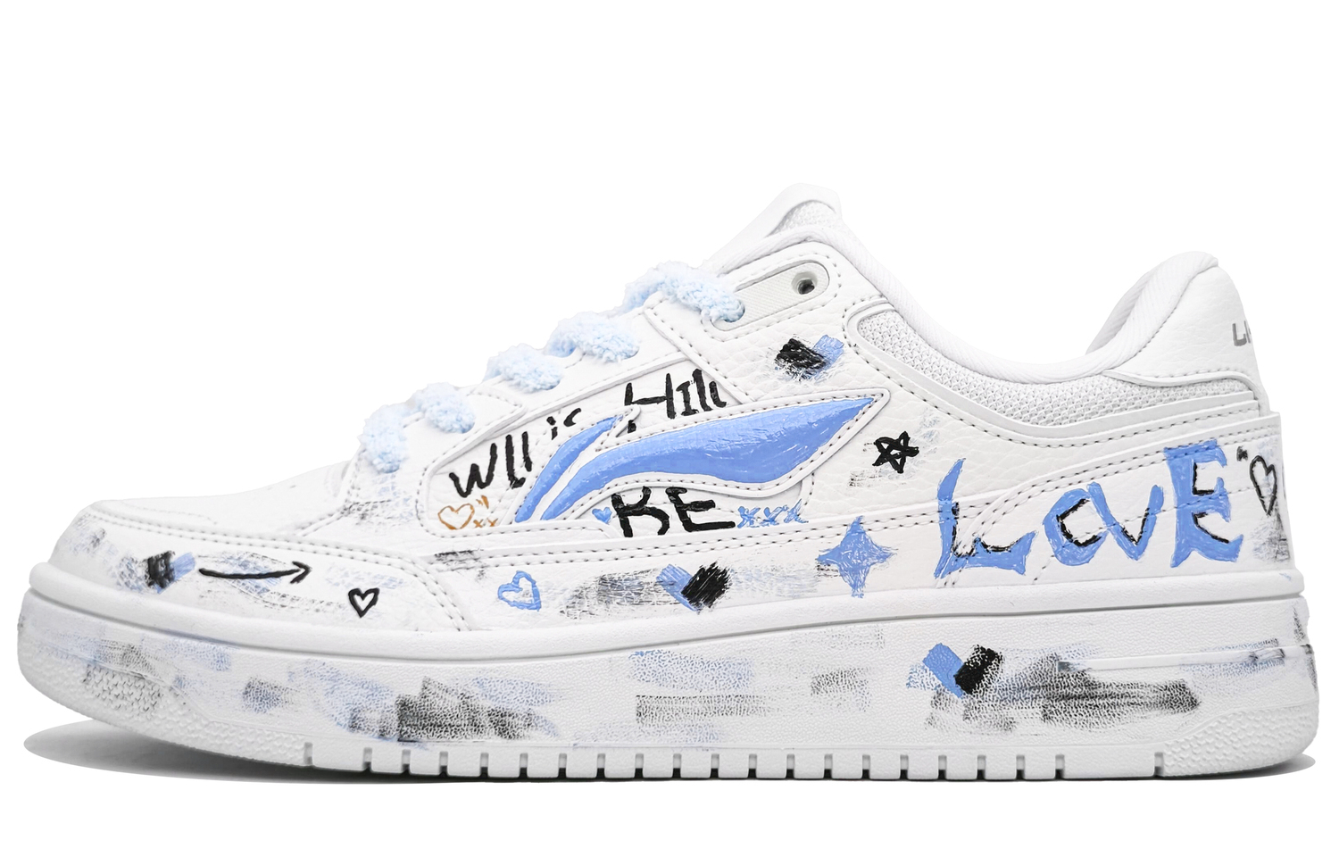 LINING Лининг Тяньцзи противоскользящие износостойкие низкие скейтерские кроссовки мужские сладкий синий бело-голубой, цвет White Blue
LINING Лининг Тяньцзи противоскользящие износостойкие низкие скейтерские кроссовки мужские сладкий синий бело-голубой, цвет White Blue