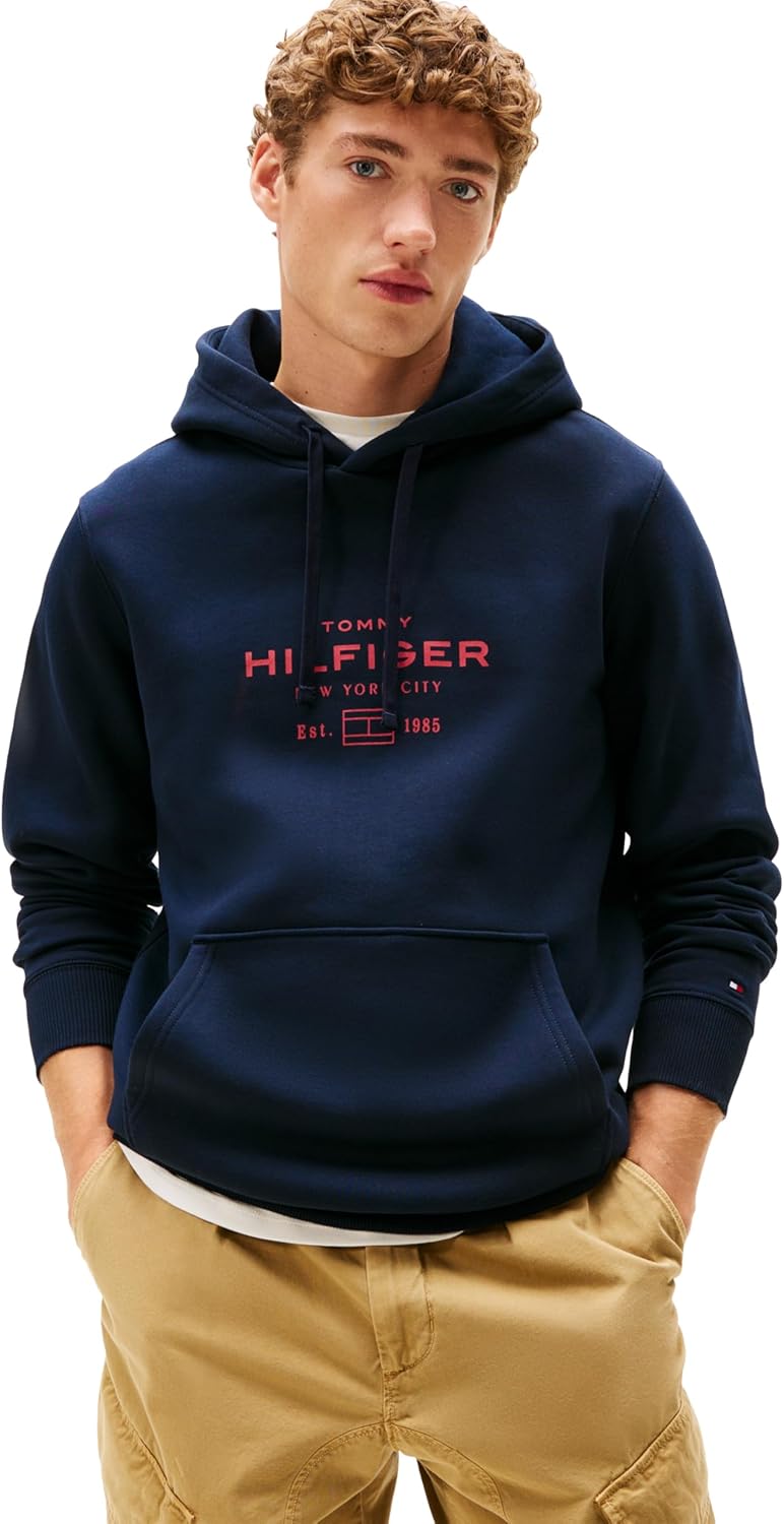 Мужская толстовка с капюшоном Tommy Hilfiger средней плотности с фирменным напечатанным графическим логотипом, Desert Sky
Мужская толстовка с капюшоном Tommy Hilfiger средней плотности с фирменным напечатанным графическим логотипом, Desert Sky