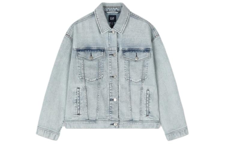 GAP Джинсовая куртка женская светло-голубая
GAP Джинсовая куртка женская светло-голубая