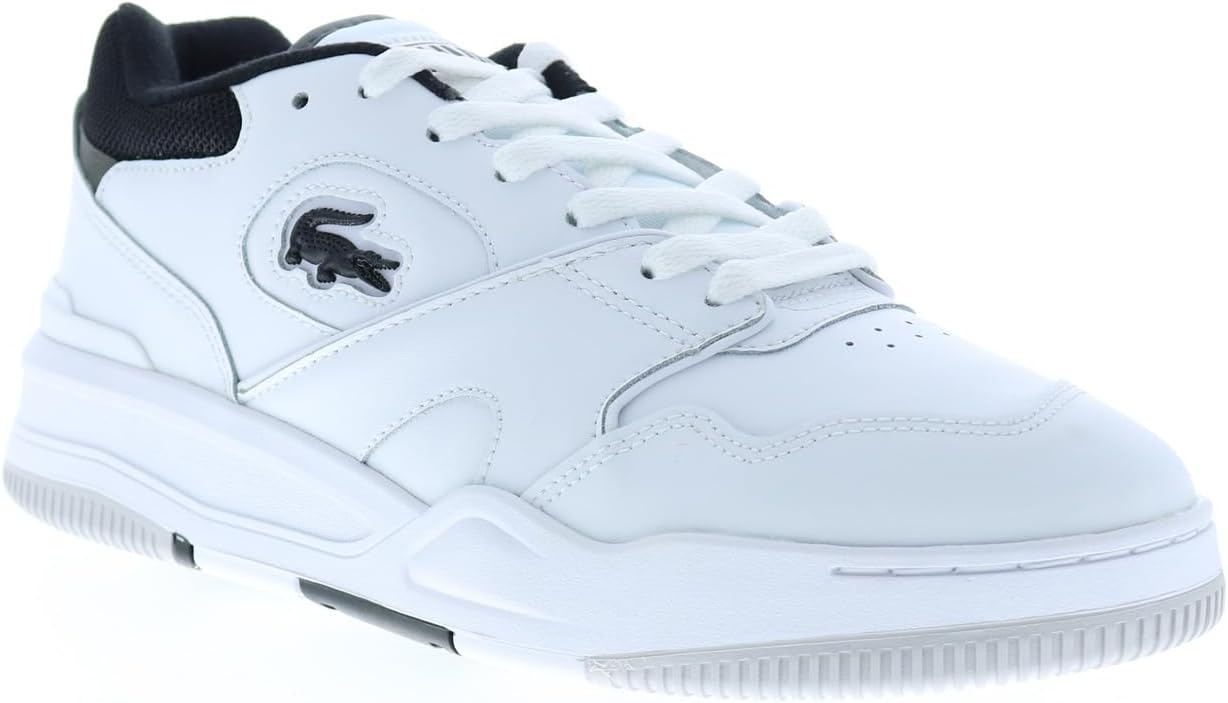 Lacoste мужские кожаные кроссовки Lineshot Mesh Collar, White/Black
Lacoste мужские кожаные кроссовки Lineshot Mesh Collar, White/Black