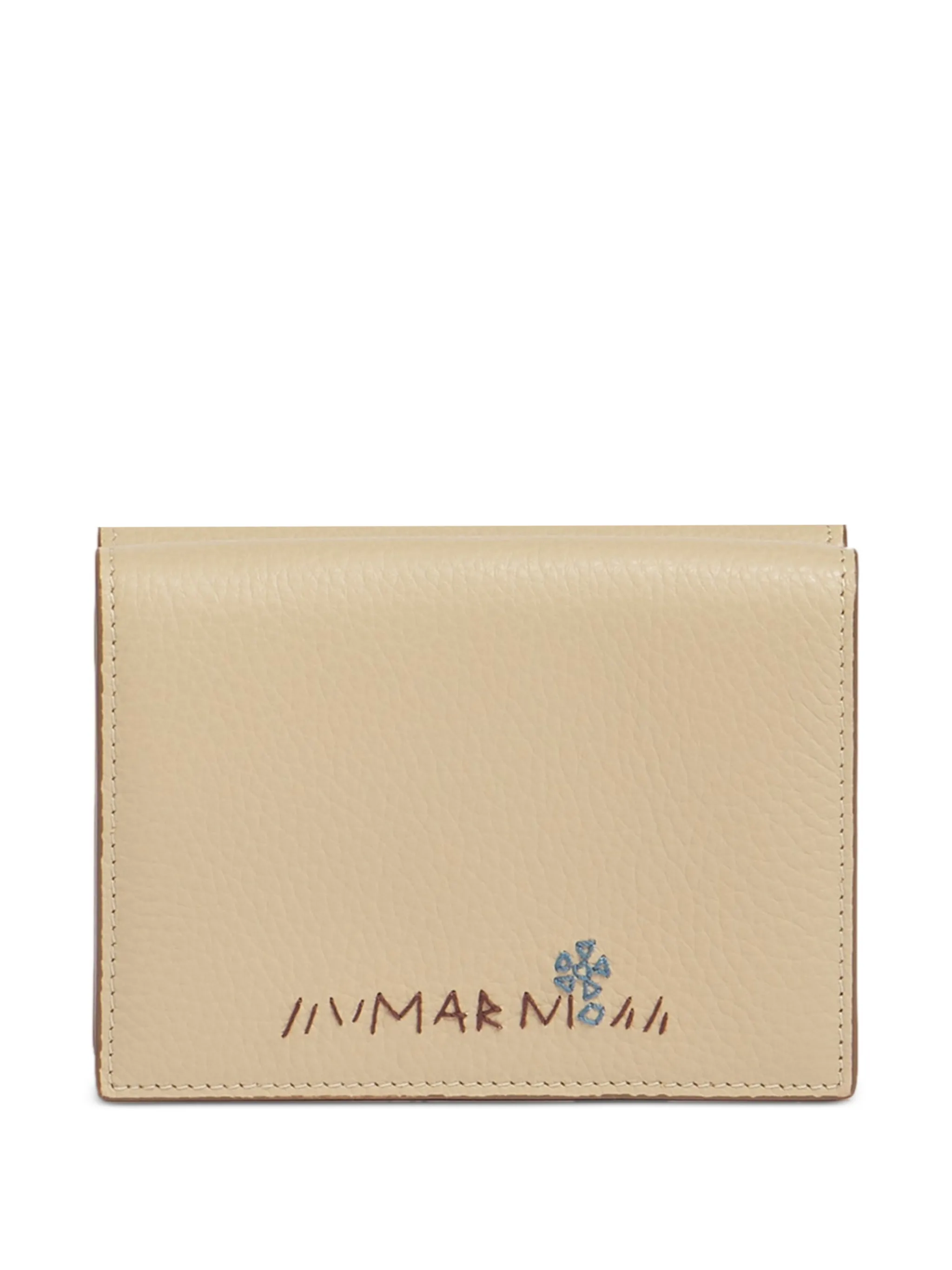 Кошелек с вышитым логотипом Marni, бежевый
Кошелек с вышитым логотипом Marni, бежевый
