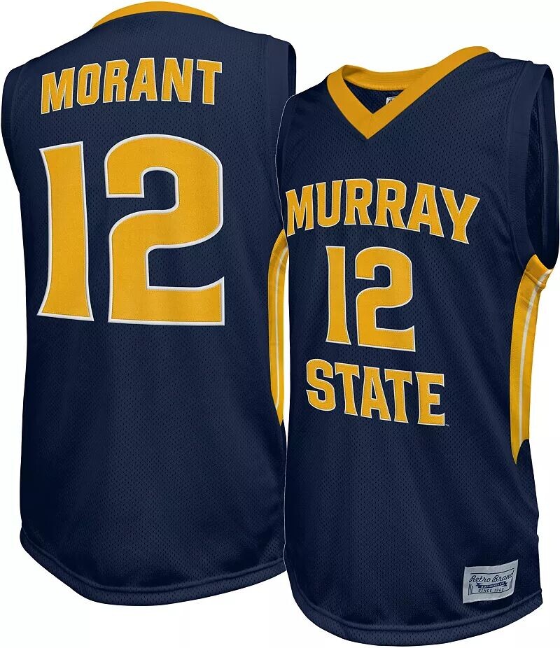 Оригинальная Мужская баскетбольная майка Murray State Racers Ja Morant #12 Retro Brand, темно-синяя реплика
Оригинальная Мужская баскетбольная майка Murray State Racers Ja Morant #12 Retro Brand, темно-синяя реплика