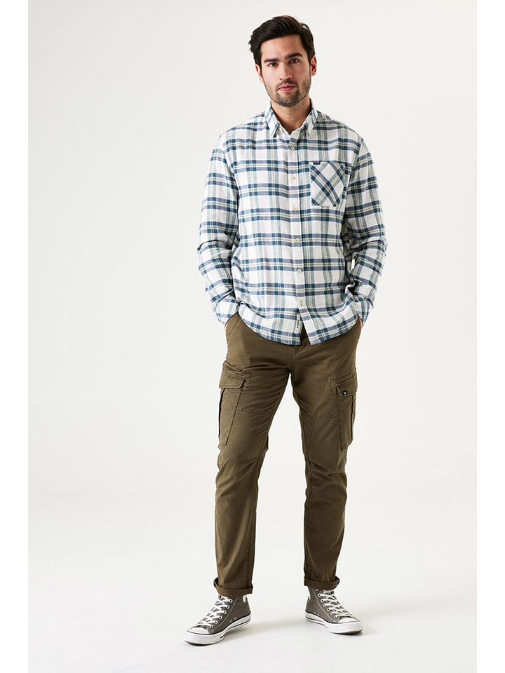 Рубашка Garcia, цвет weiß/grün/blau
Рубашка Garcia, цвет weiß/grün/blau