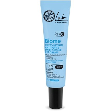 Natura Siberica Lab Biome Phyto Retinol Крем для глаз против отеков и темных кругов 30 мл
Natura Siberica Lab Biome Phyto Retinol Крем для глаз против отеков и темных кругов 30 мл